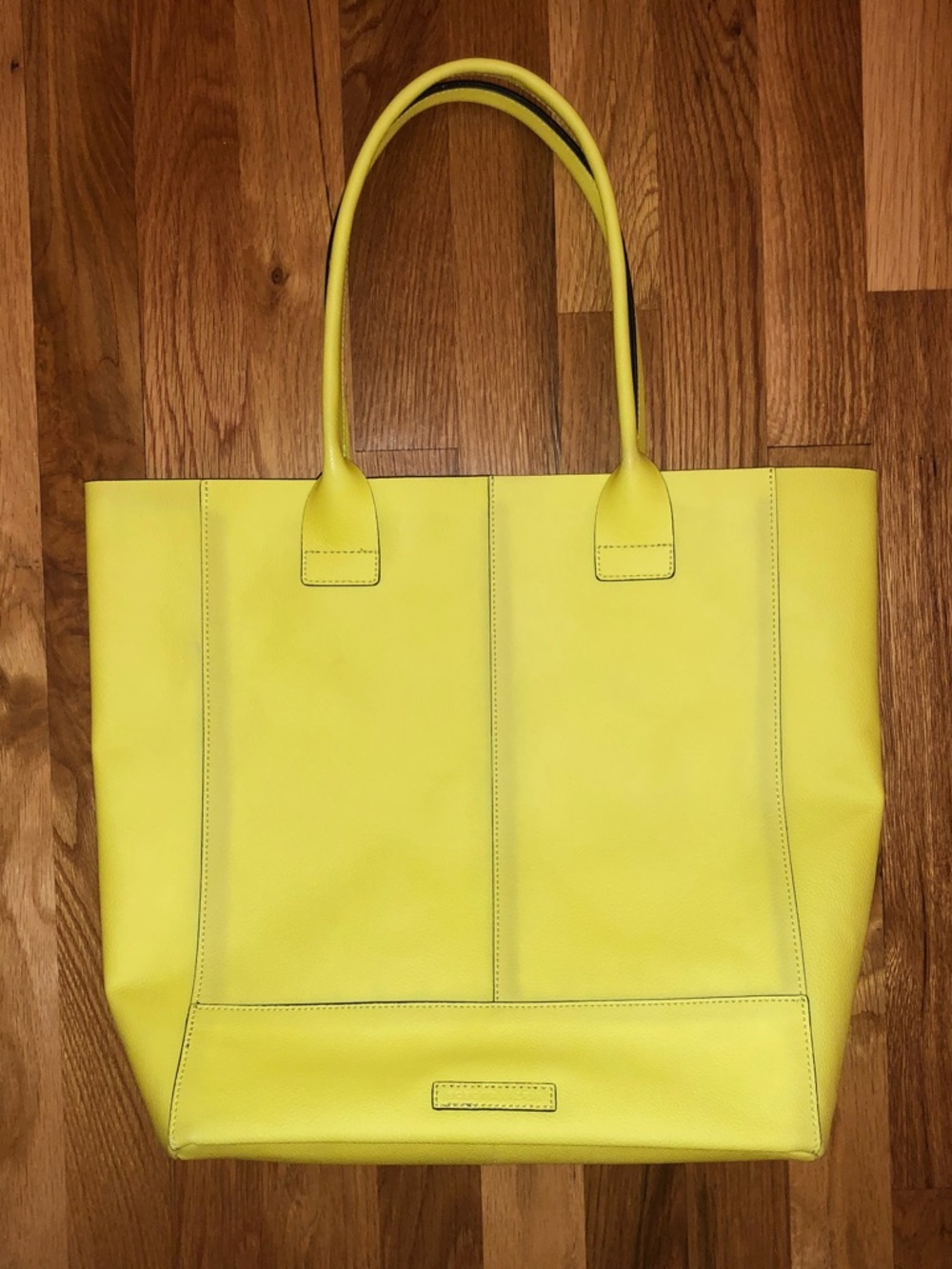 BCBGMaxAzria Neon Yellow Tote Bag